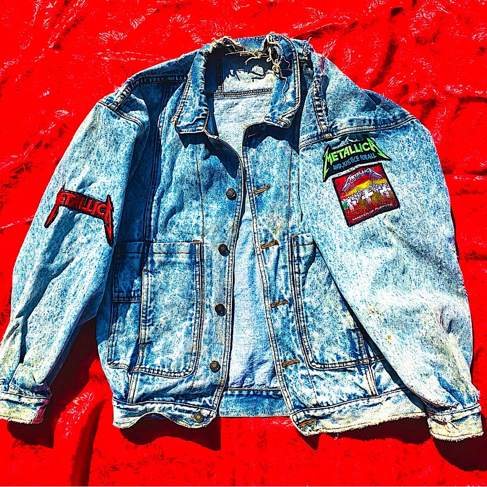 Vintage Metallica Jordache Denim Jacket